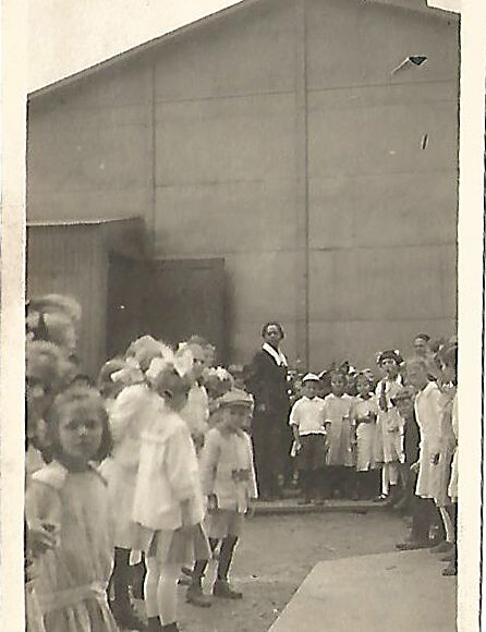 Grandma and her students in Mattoon